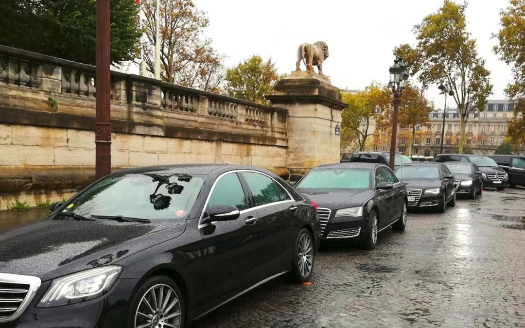 High level businessmen from India in Paris: October 2018