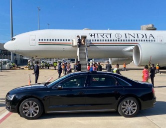 Stopover of the Indian Prime Minister in Frankfurt, May 2022