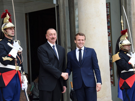 Securing the Azerbaijani President in Paris: July 2018.
